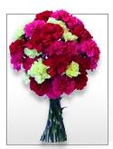 Fun Day - Mixed Carnations Flower Bouquet